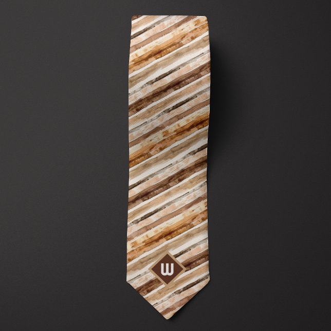 Braune und Sandfarbe gestrichen Krawatte (Von Creator hochgeladen)