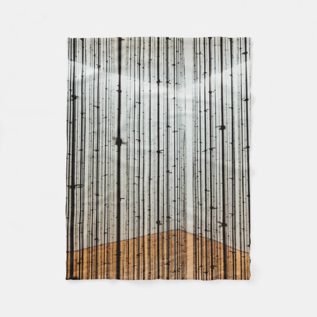Braune und schwarze Abbildung Fleecedecke (Vorderseite)