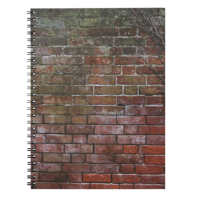 Braune und schwarze Holzpappe Notizblock (Vorderseite)
