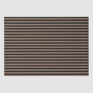 Braune und schwarze Streifen Seidenpapier