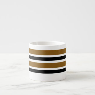 Braune und schwarze Streifen Tasse