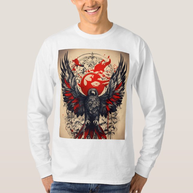 Braune und solide T - Shirt (Vorderseite)