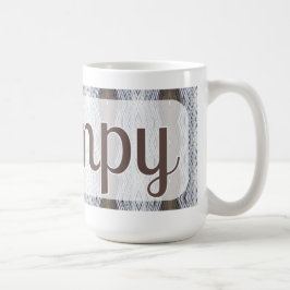 Braune und weiße Graupen Kaffeetasse