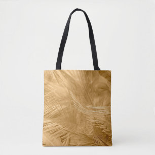 Braune, Vintage Trends Hühnerfederstruktur Tasche