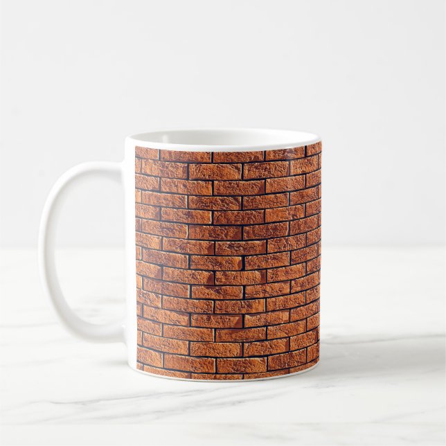 Braune Wandverkleidung Kaffeetasse (Links)