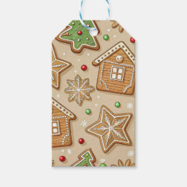BRAUNE WEIHNACHTS-GINGERBREAD-KEKSE GESCHENKANHÄNGER