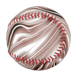 Braune, weiße Spuren auf weißem Hintergrund Baseball