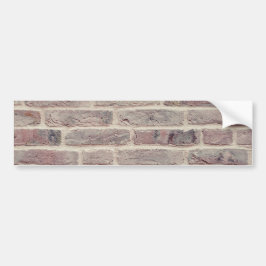 Braune Ziegelwand Autoaufkleber