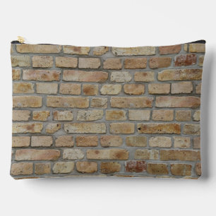 Braune Ziegelwand Ein novelty-design  Zubehörtasche