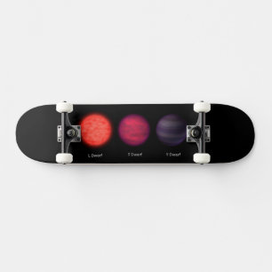 Braune Zwerge, wie sie von einem Interstellar-Reis Skateboard
