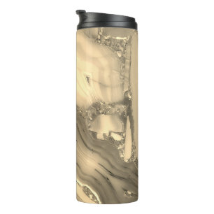 Brauner Achat Thermosbecher