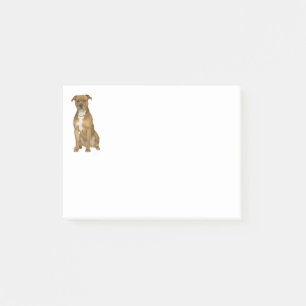 Brauner American Staffordshire Terrier Hund - Amst Post-it Klebezettel