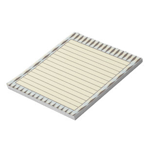 Brauner Argyle Notizblock