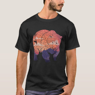 Brauner Bär im Freien Wald Wildtiere Natur T-Shirt