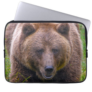 Brauner Bär Laptop-Sieb Laptopschutzhülle
