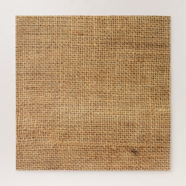 Brauner Burlap-Sack: Texturierter Stoff Hintergrun (Vertikal)
