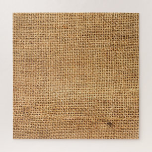 Brauner Burlap-Sack: Texturierter Stoff Hintergrun