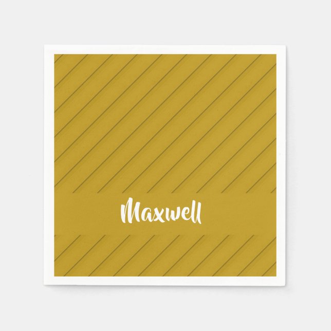 Brauner diagonaler Kunststoff-texturierter individ Serviette (Vorderseite)