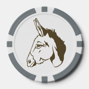 Brauner Donkey Poker Chip Set!