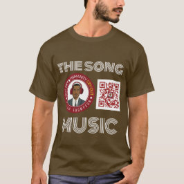 Brauner einfacher Kurzarm-T - Shirt. T-Shirt