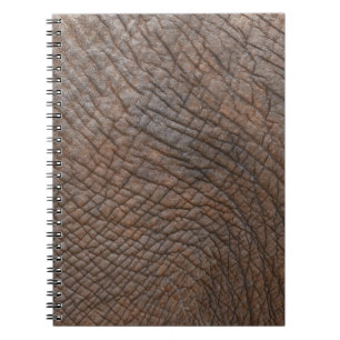 Brauner Elefant in nah-up-Fotografie Notizblock