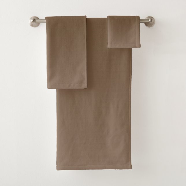 Brauner Farbverlauf Badhandtuch Set (Insitu)