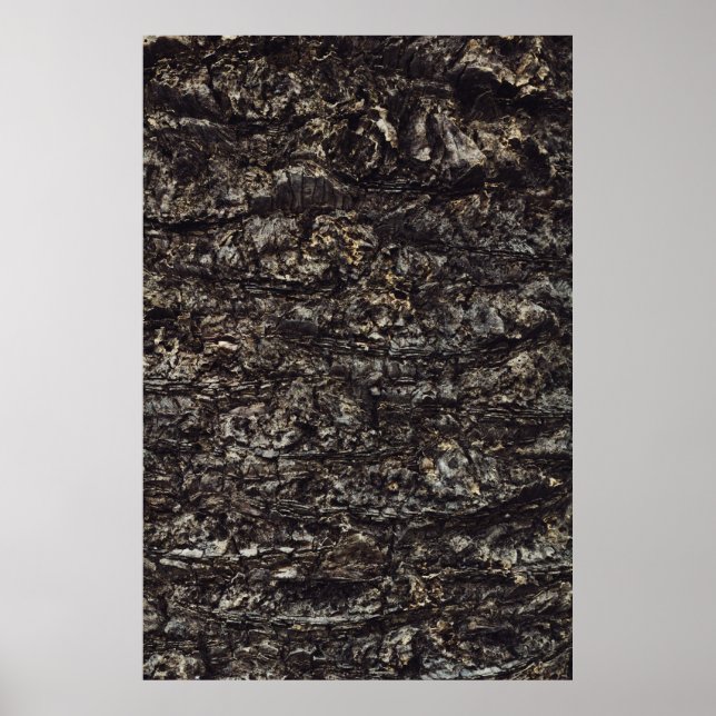 Brauner Felsen Poster (Vorne)