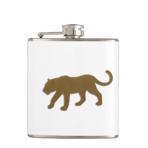 Brauner Florida-Panther Flachmann