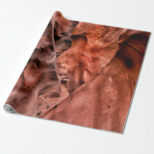 Brauner Gestein Geschenkpapier