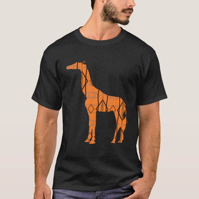 Brauner Giraffe T - Shirt (Vorderseite)