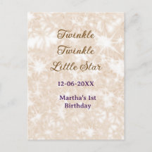 Brauner Glitter Zwinkern Zwinkern kleiner Stern Ge