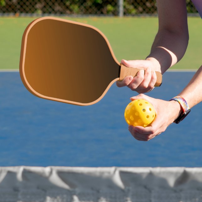 Brauner Gradienten-Gürtelpaddel Pickleball Schläger (InSitu)