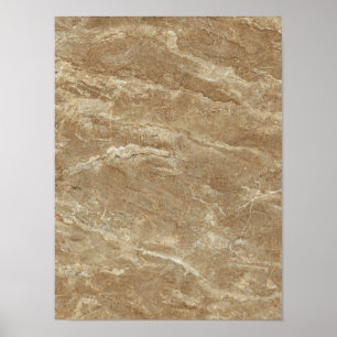 Brauner Granit Poster