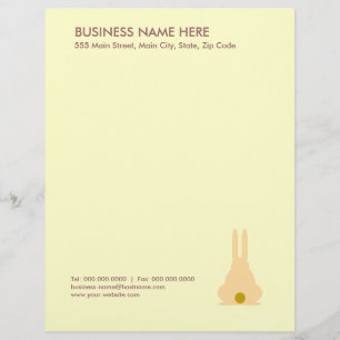Brauner Hase Briefkopf