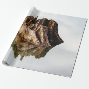 BRAUNER HOLZRAHMEN GESCHENKPAPIER