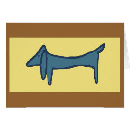 Brauner Hund, Dackel