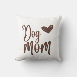 Brauner Hund Mama 16x16 Kissen