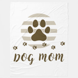 Brauner Hund Mama Liebe 60x80 Fleece Blanket