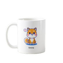 Brauner Kawaii Shiba Inu Hund Personalisiert