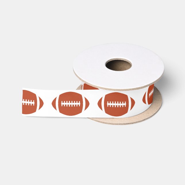 Brauner Lederfußball-Band für Fußballspieler Satinband (Spule)