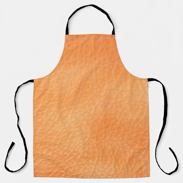  Brauner Lederhintergrund. abstrakt, Accessoires,  Schürze (Vorderseite)