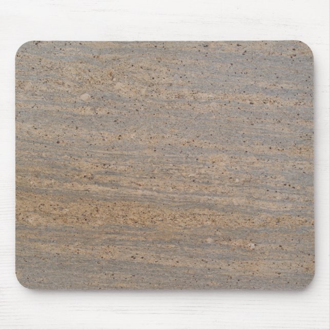 Brauner Marmor wirbelte Mousepad (Vorne)