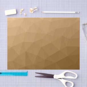 Brauner Ombre-Verlaufs-Geometrie-Netzmuster Seidenpapier