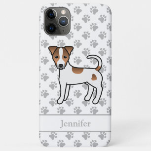 Brauner Parson-Russell-Terrier mit glattem Fell & Case-Mate iPhone Hülle