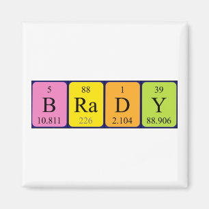 Brauner Periodenmagnet Magnet