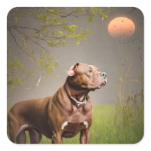 Brauner Pitbull
