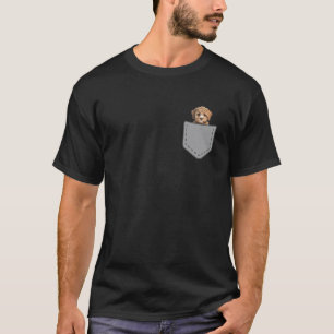 Brauner Pudel-Welpe in deiner Tasche T-Shirt