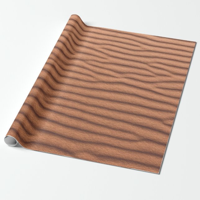 Brauner Sand Geschenkpapier (Ungerollt)