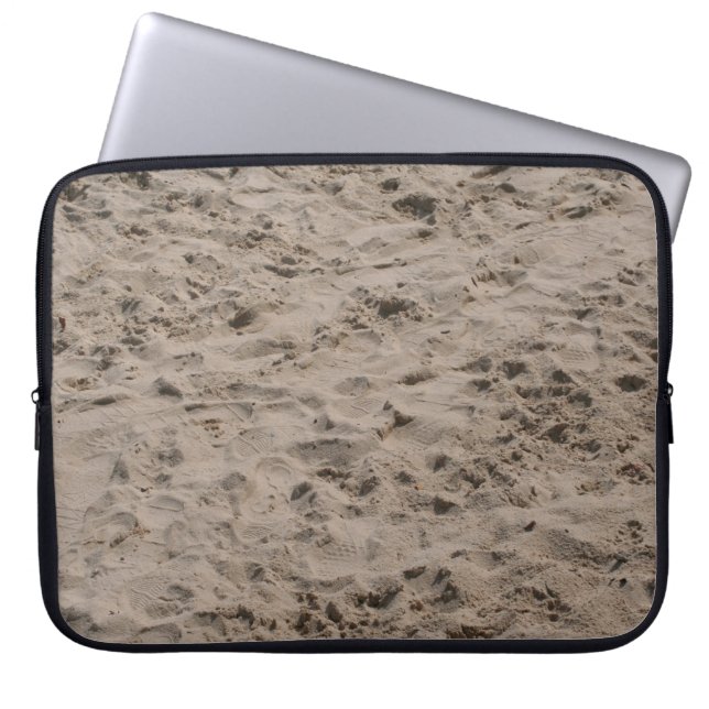 Brauner Sand Laptopschutzhülle (Vorderseite)