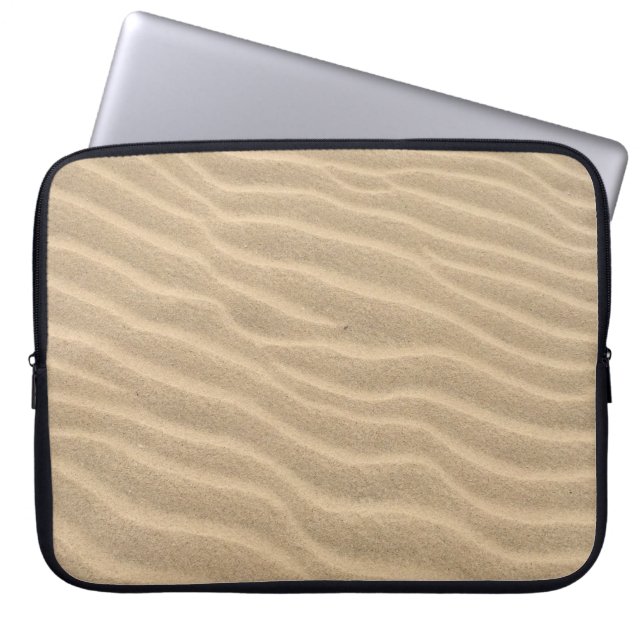 Brauner Sand Laptopschutzhülle (Vorderseite)